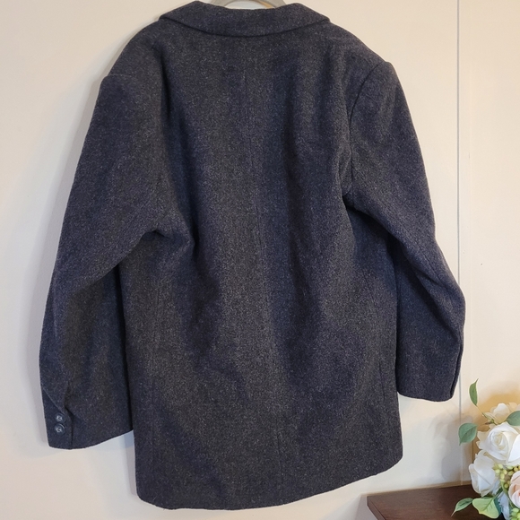 LAST CHANCE Vintage Eddie Bauer 100% Wool Women's Blazer Size Large - Picture 4 of 15